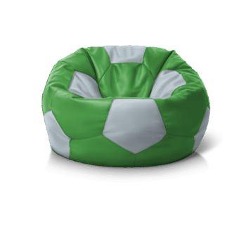 Оберіть 'Крісло м''яч Green + Grey' — комфортне безкаркасне крісло для щоденного релаксу.
